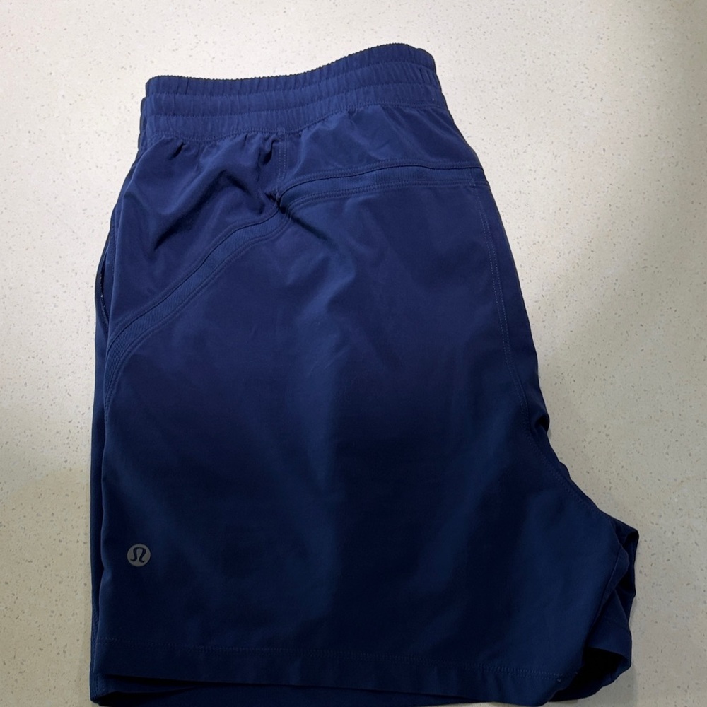 lululemon athletica Men's Navy Athletic Shorts